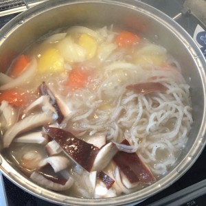 肉じゃが 煮る