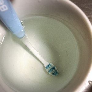 歯ブラシ 熱湯
