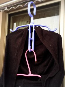パーカー用ハンガー 使い方